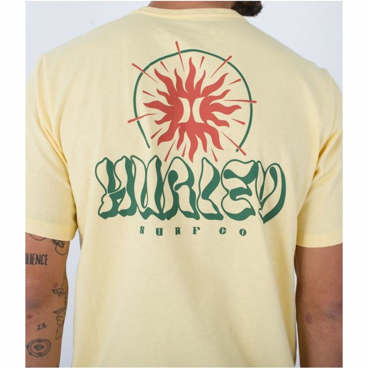 T-shirt Hurley Evd Exp Sun Is Shinning Amarelo Homem - EcoNest