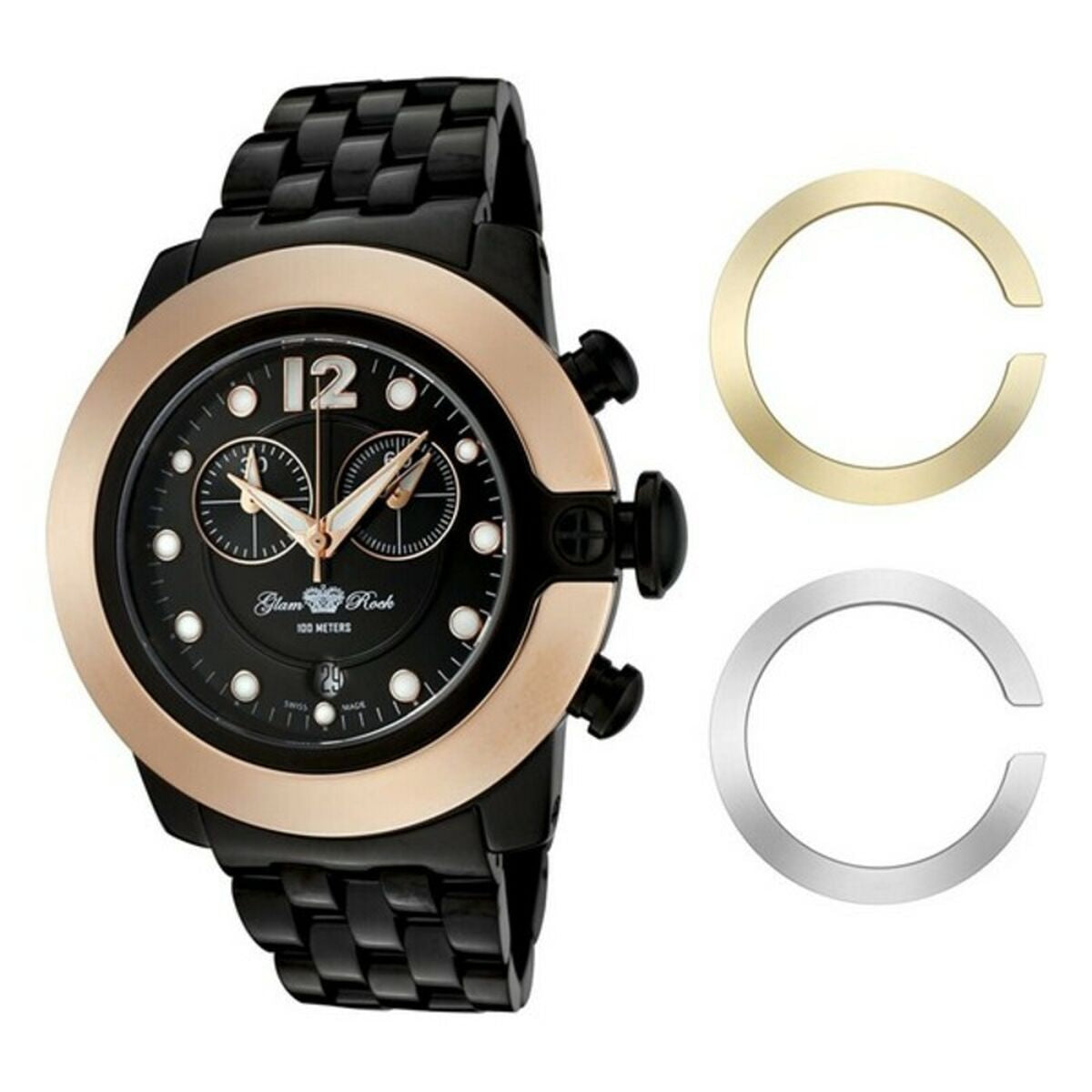 Relógio masculino Glam Rock GR32183 (Ø 44 mm) - EcoNest