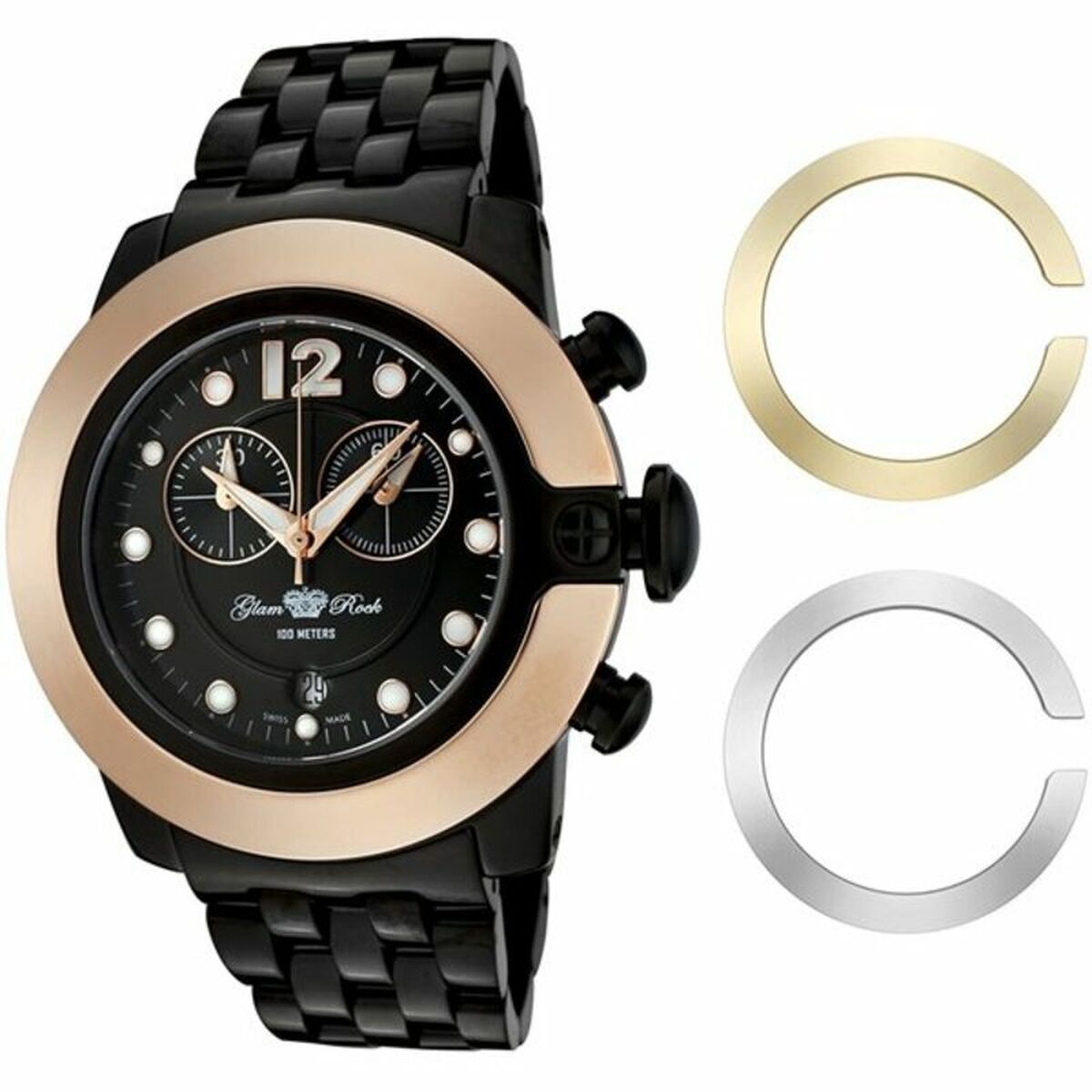 Relógio masculino Glam Rock GR32183 (Ø 44 mm) - EcoNest