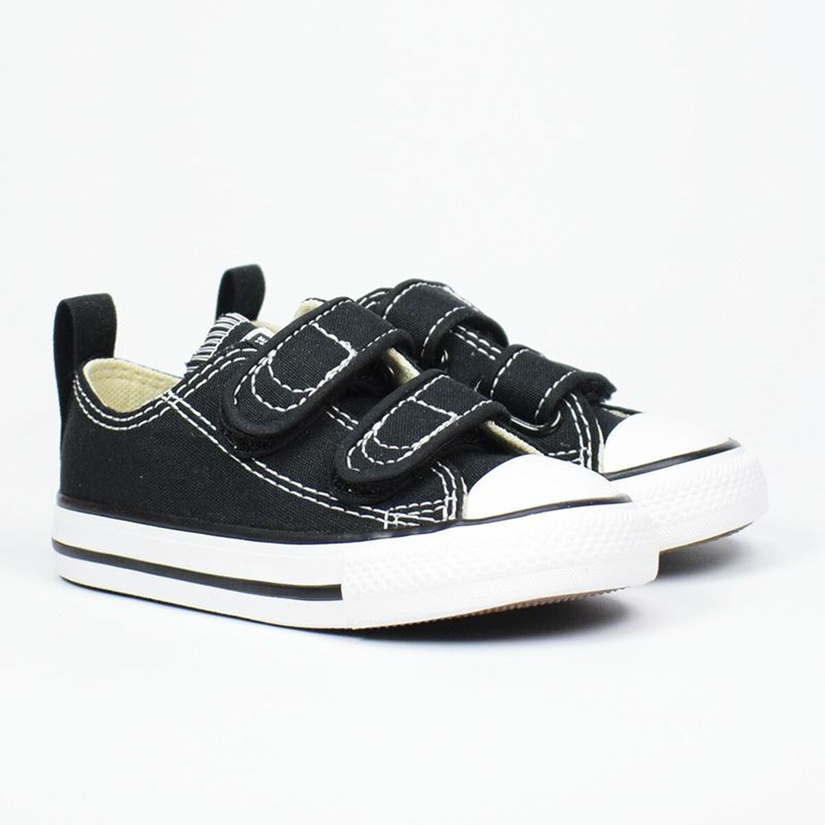 Ténis Casual Criança Converse Chuck Taylor All Star Preto Velcro - EcoNest