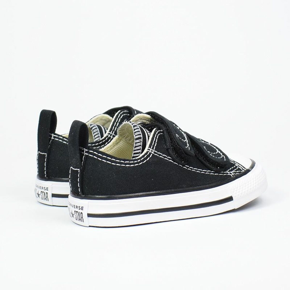 Ténis Casual Criança Converse Chuck Taylor All Star Preto Velcro - EcoNest