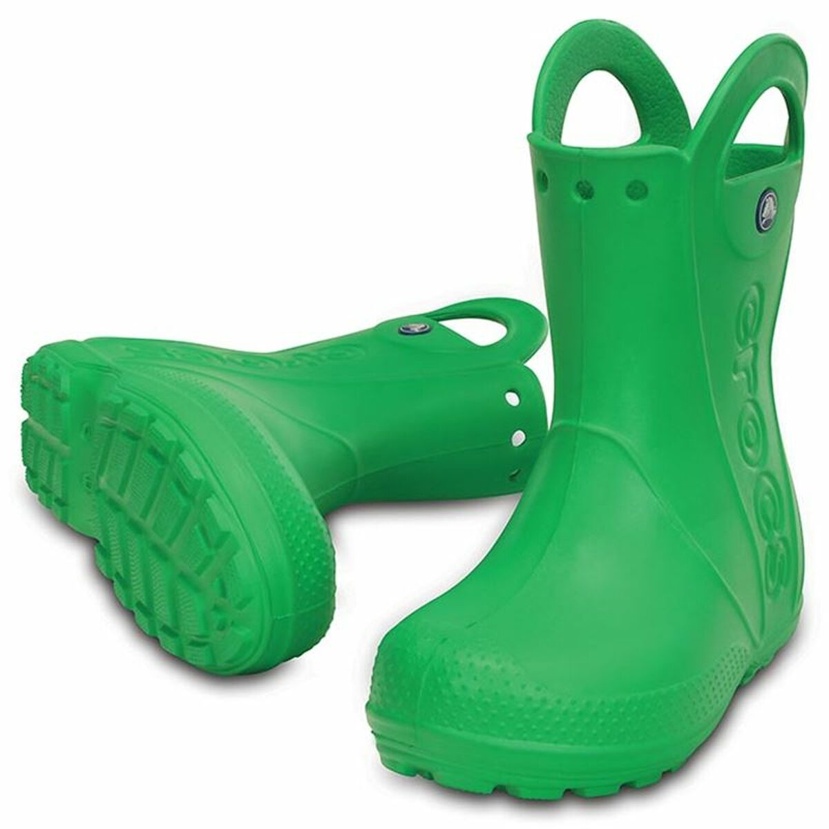 Botins Infantis Crocs Handle It Rain Verde - EcoNest