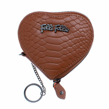 Porta-moedas Folli Follie WA14P025WK Castanho Couro (11 x 11 x cm) - EcoNest