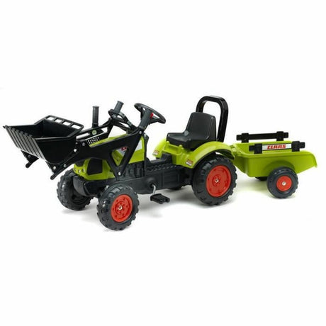 Playset de Veículos Falk Backhoe loader with trailer - EcoNest