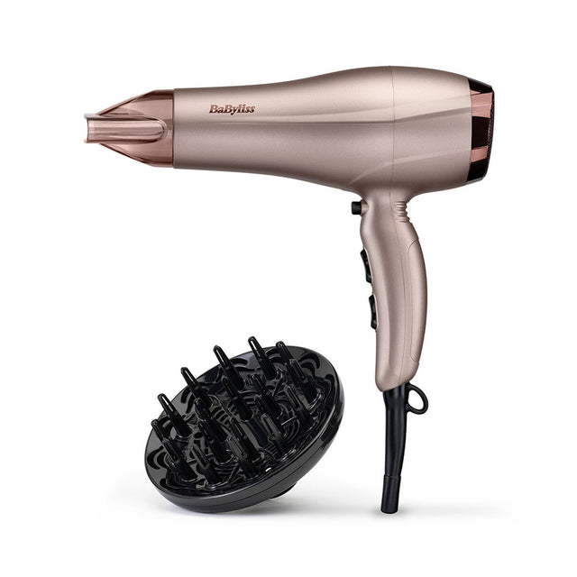 Secador de Cabelo Babyliss Smooth Dry 5790PE Iónico Cor de Rosa - EcoNest