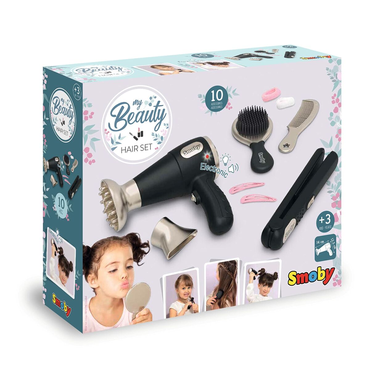 Conjunto de Cosmética Infantil Smoby My beauty hair set