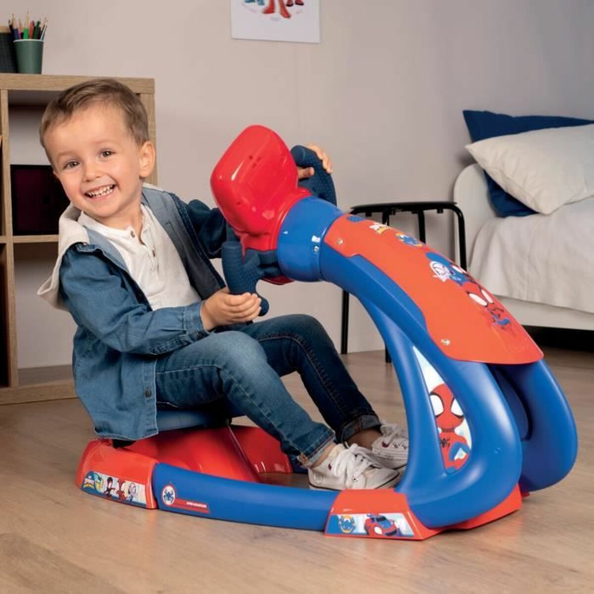 Assento de Corrida Spidey Amazing friends Infantil Volante - EcoNest