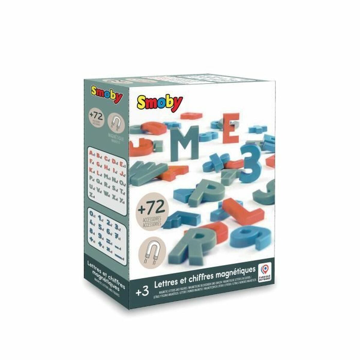 Playset Smoby 72 Magnetic Letters and Numbers - EcoNest