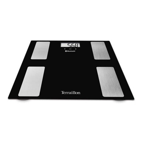 Balança digital para casa de banho Terraillon Nº 14712 Preto Cristal - EcoNest