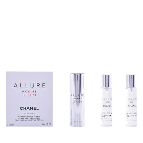 Perfume Homem Allure Homme Sport Cologne Chanel 123300 EDC (3 pcs) 20 ml - EcoNest