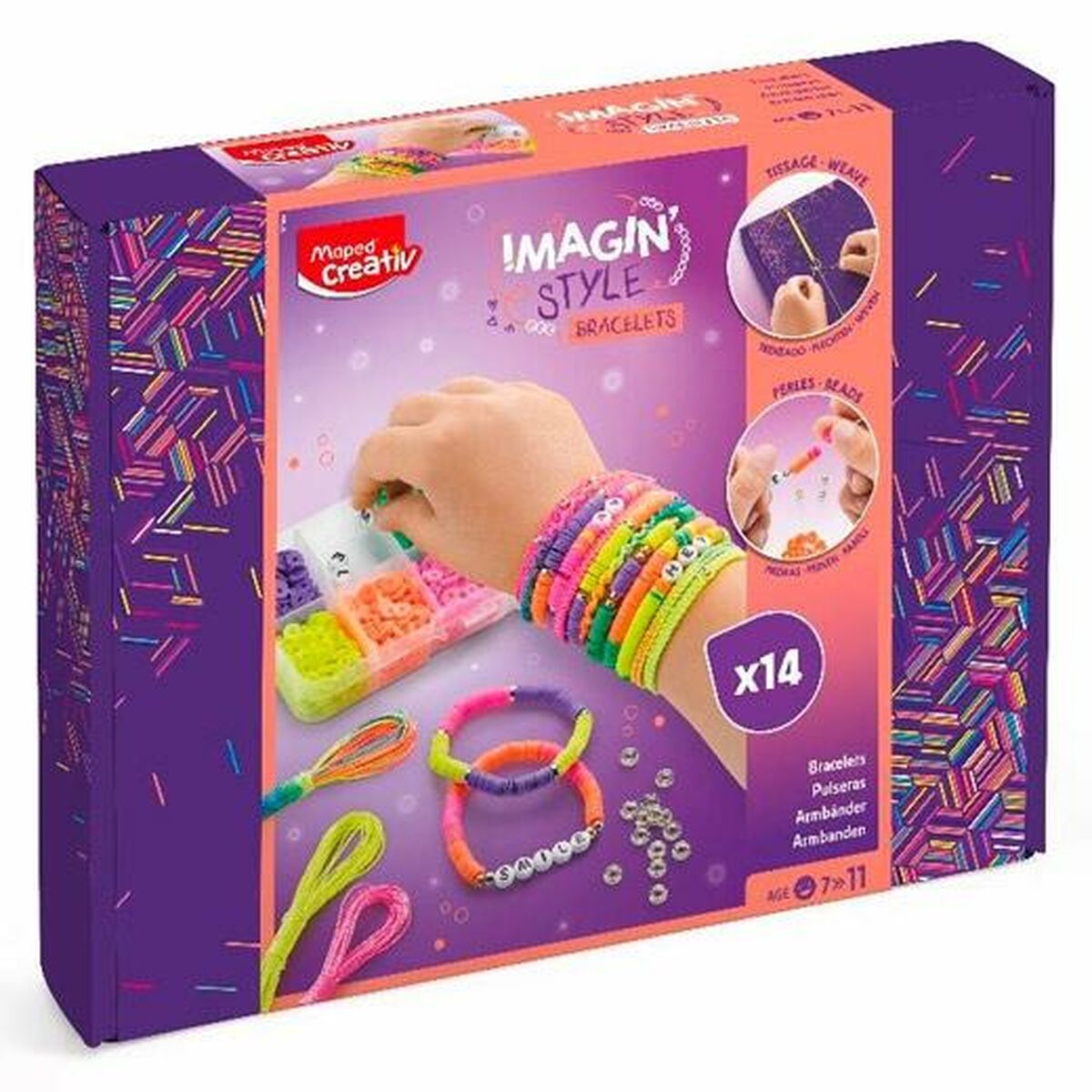 Kit Criação de Pulseiras Maped Imagin Style - EcoNest