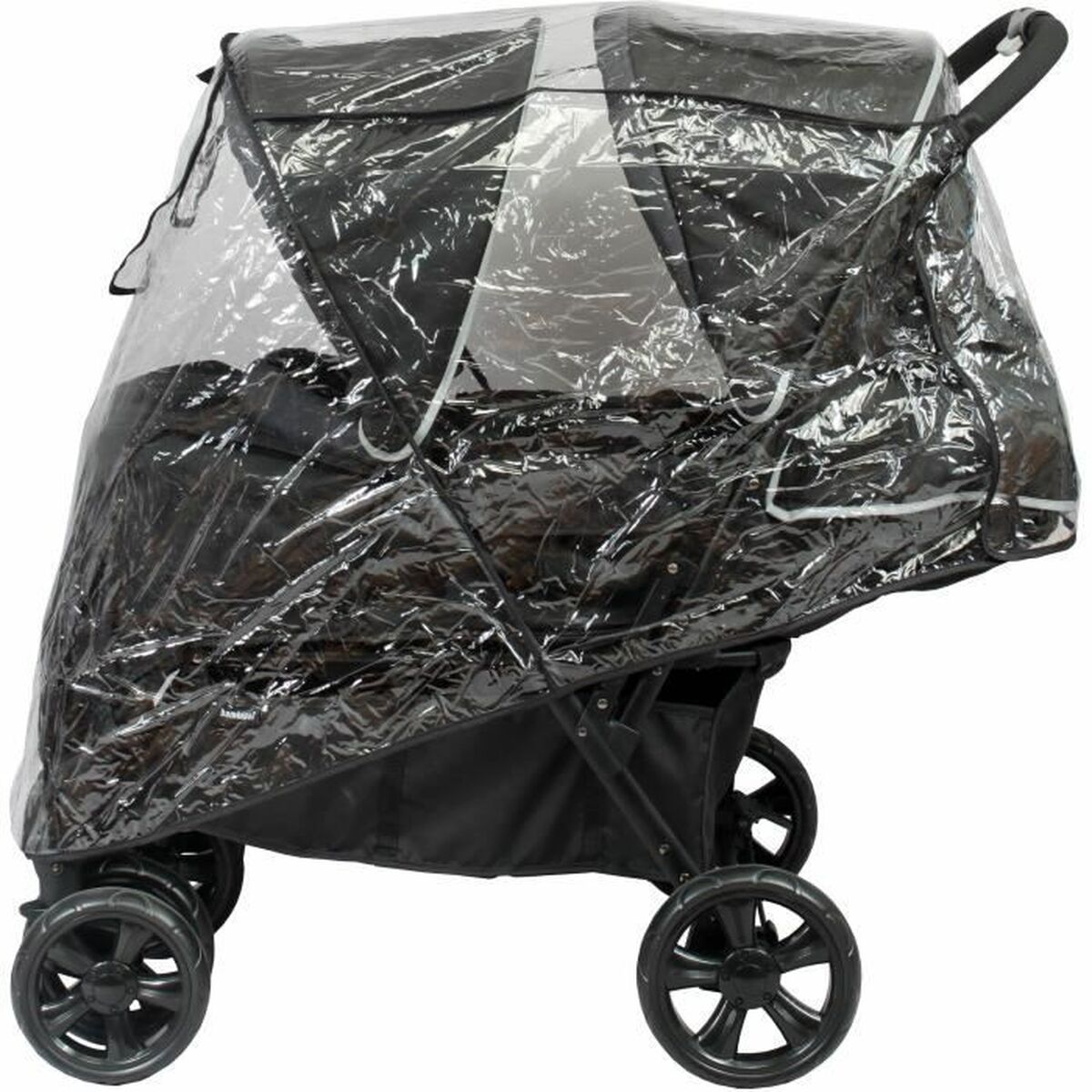 Carrinho de passeio para bebê Bambisol Gemelar Preto/Cinzento - EcoNest