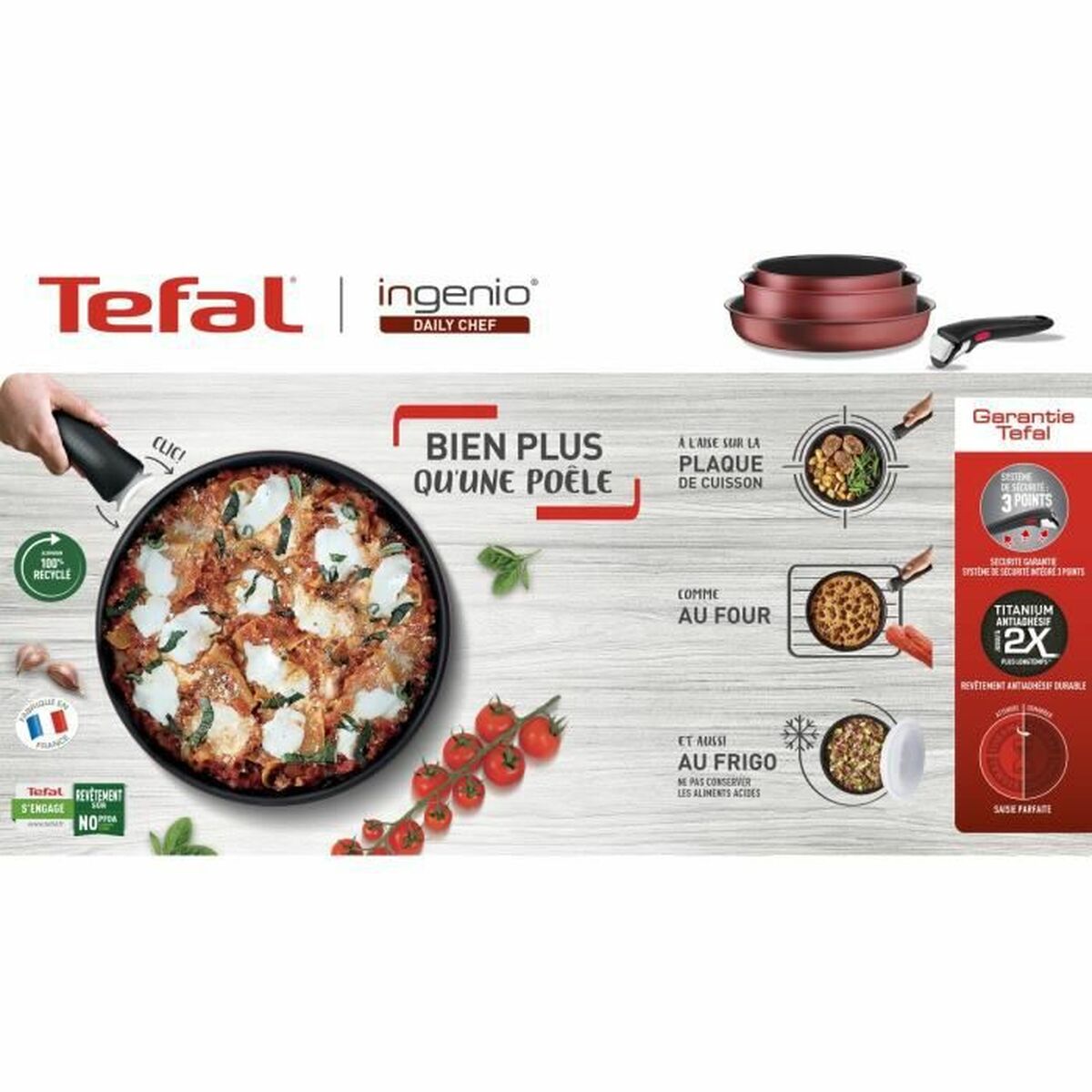 Bateria de Cozinha Tefal 10 Peças - EcoNest