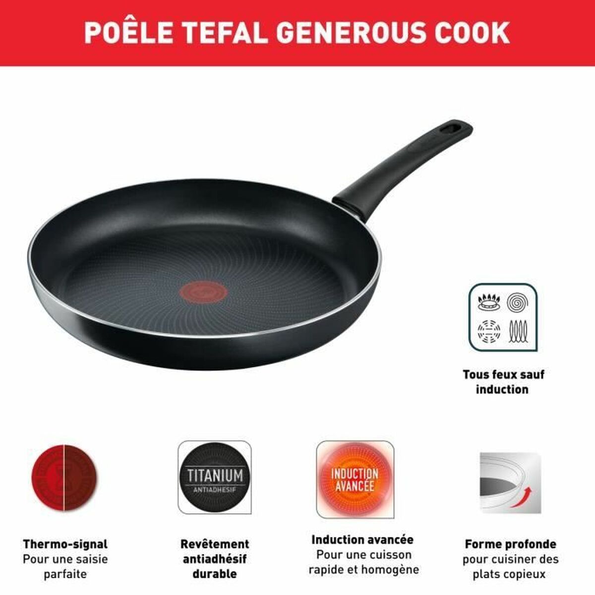 Bateria de Cozinha Tefal 6 Peças Indução - EcoNest