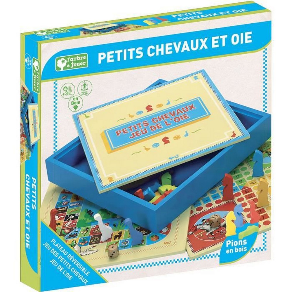 Jogo de Mesa L´Arbre a Jouer Little Horsesan Goose Games - EcoNest