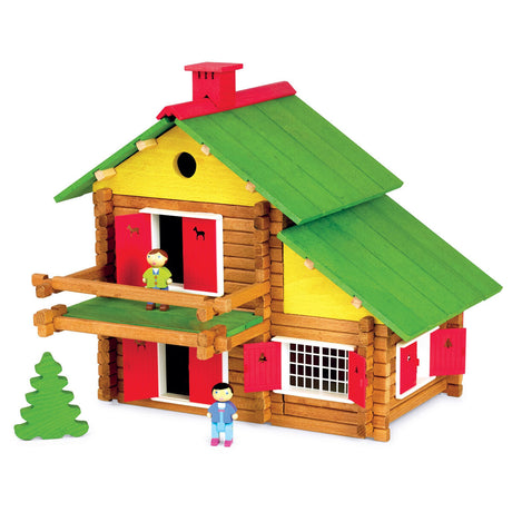 Playset Jeujura My Wooden Chalet (175 Peças) - EcoNest