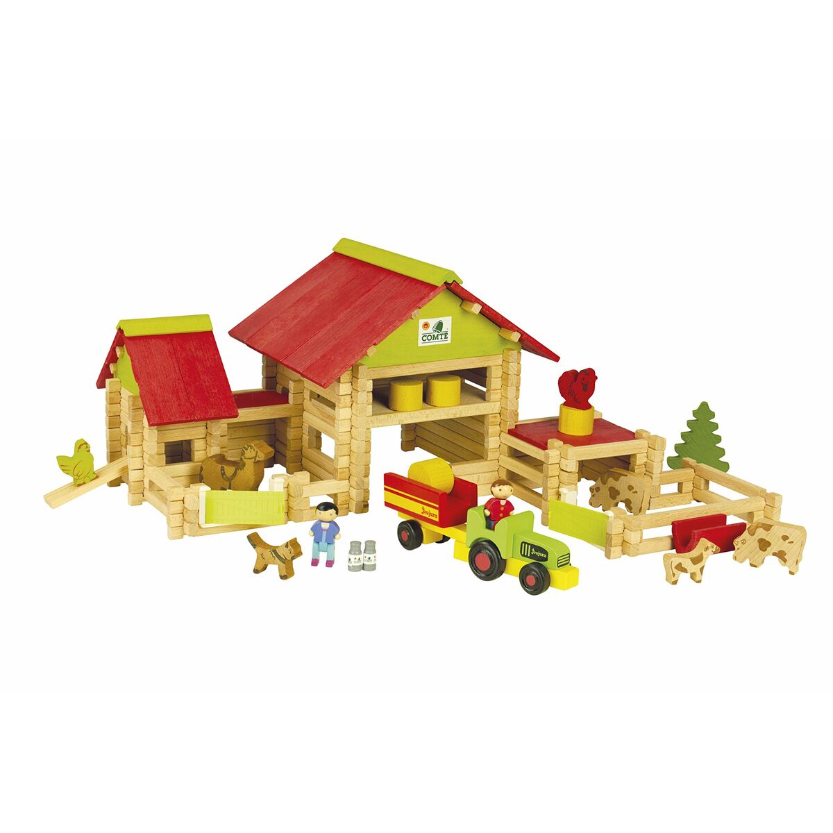 Playset Jeujura Large farm (220 Peças) - EcoNest