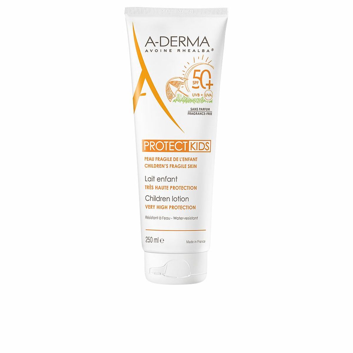 Protetor Solar Para Crianças A-Derma Protect Kids SPF 50+ 250 ml - EcoNest