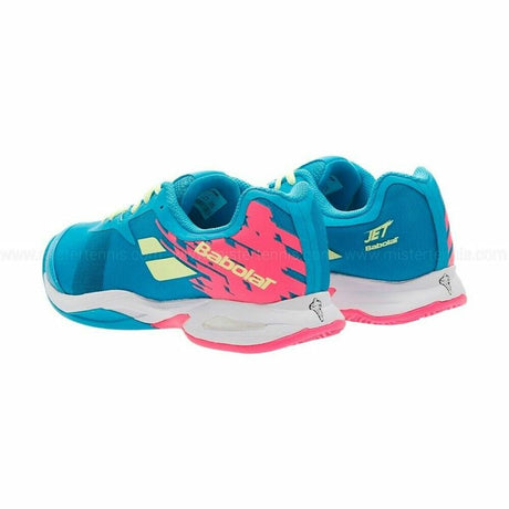 Sapatilhas de Pádel para Crianças Babolat Jet Clay Azul celeste Unissexo - EcoNest
