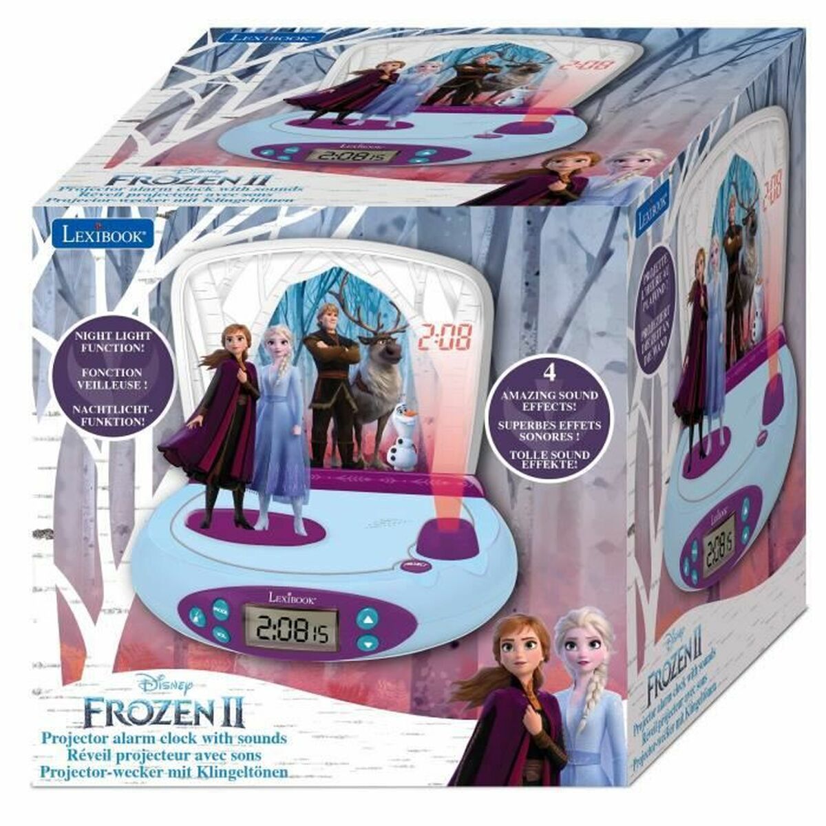 Relógio-Despertador Lexibook Frozen 2 - EcoNest