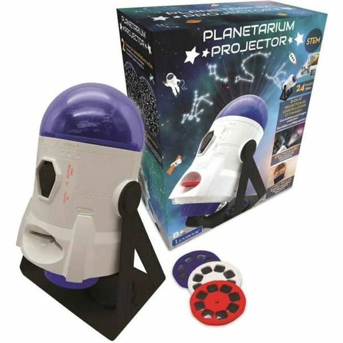 Projetor LED Galaxia Lexibook 360º Planetário - EcoNest