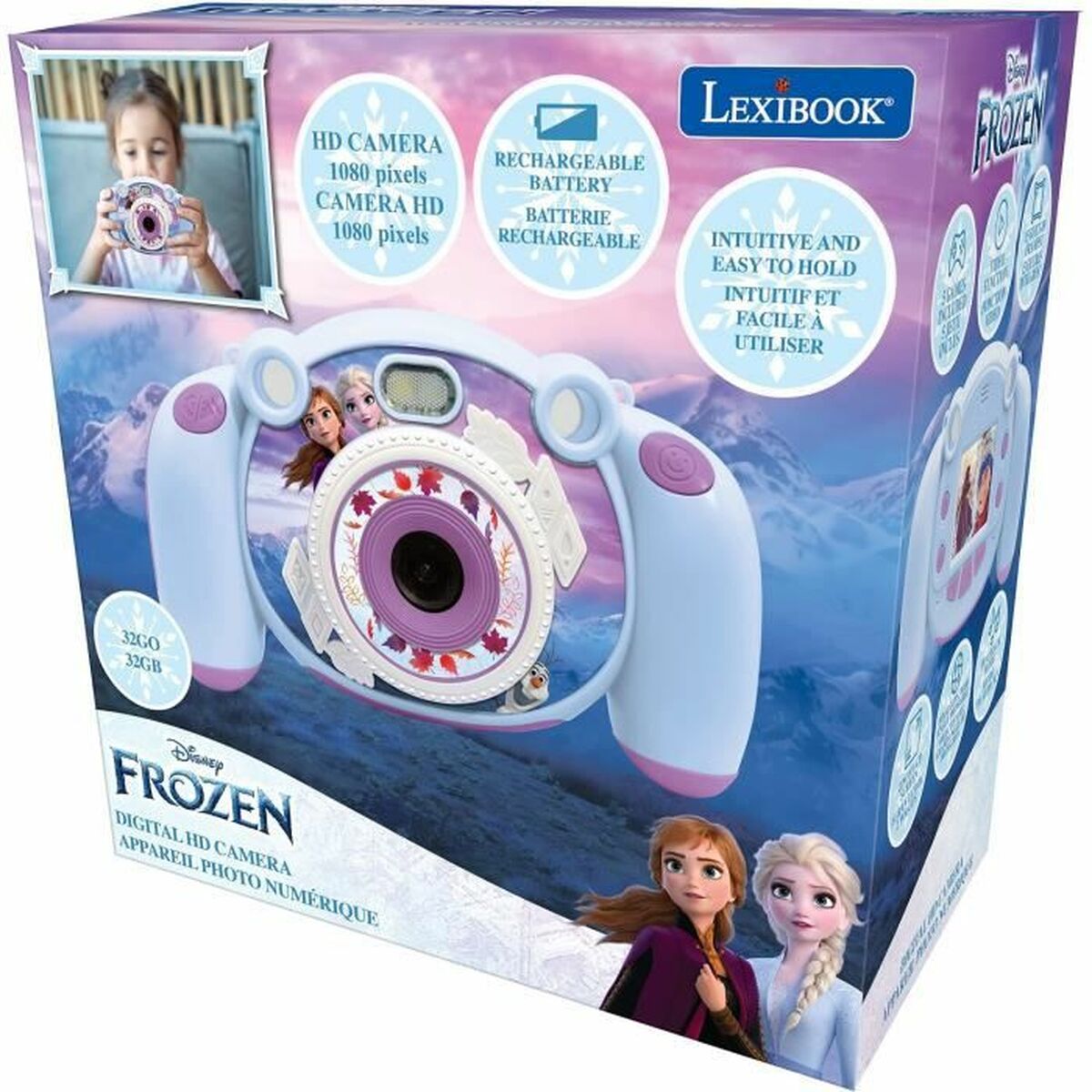 Câmara Digital Infantil Lexibook Frozen - EcoNest