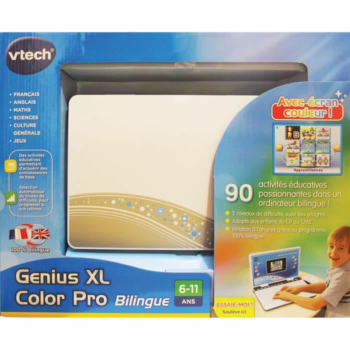 Computador portátil Genius XL Pro Vtech Genius XL Pro (FR-EN) Brinquedo Interativo FR-EN + 6 Anos - EcoNest