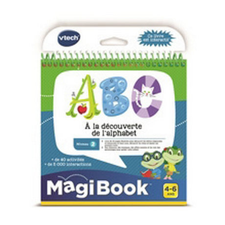 Caderno Vtech Magibook Interactive Book ABC, Discovering The Alphabet (FR) - EcoNest