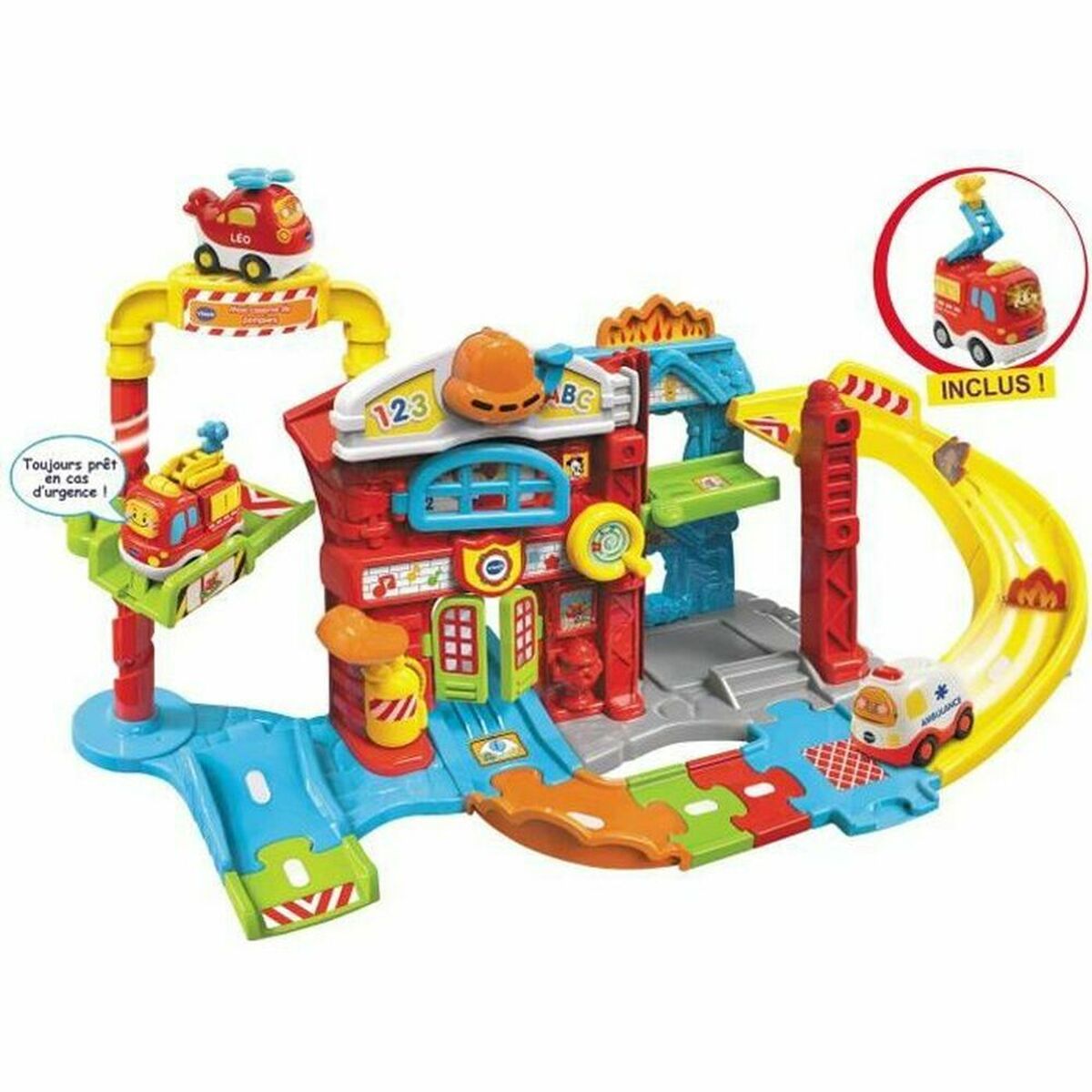 Playset de Veículos Vtech Maxi Fire Station com som (FR) - EcoNest