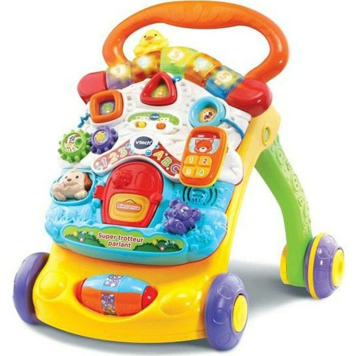 Andarilho Vtech Super Trotteur Parlant 2 En 1 Orange (FR) Multicolor - EcoNest