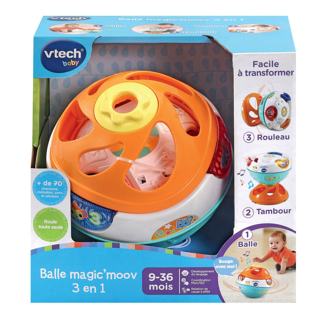 Brinquedo Interativo para Bebés Vtech Baby Magic'Moov Ball 3 in 1 - EcoNest