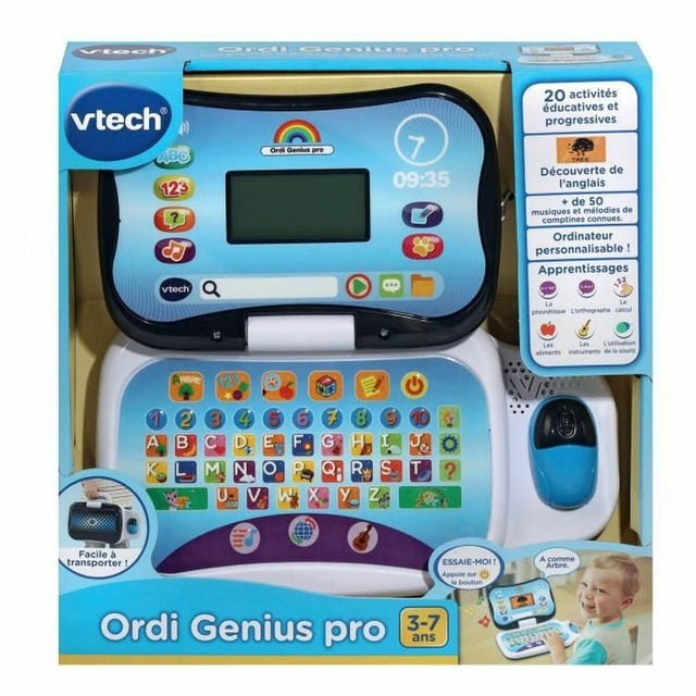 Brinquedo educativo Vtech Ordi Genius Pro Francês Inglês - EcoNest