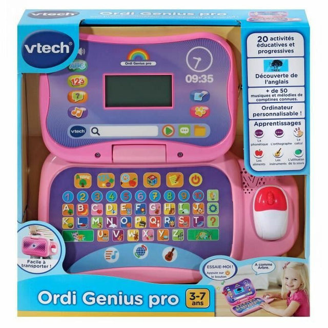 Brinquedo educativo Vtech Ordi Genius Pro Francês - EcoNest