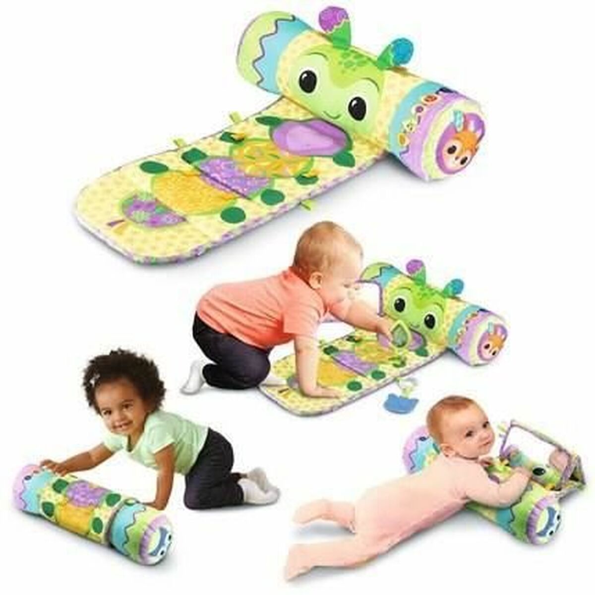 Tapete de jogos Vtech Baby Awakening Roll 3 em 1 - EcoNest