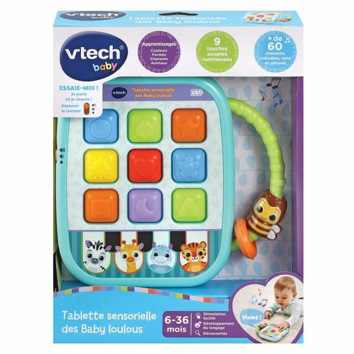 Jogo Educativo Vtech Baby TABLETTE SENSORIELLE DES BABY LOULOUS Multicolor (1 Peça) - EcoNest