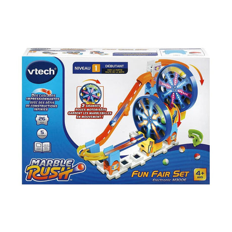 Conjunto de Berlindes Vtech Marble Rush - Expansion Kit Electronic - Fun Fair Set Circuito 26 Peças Pista com Rampas + 4 Anos - EcoNest