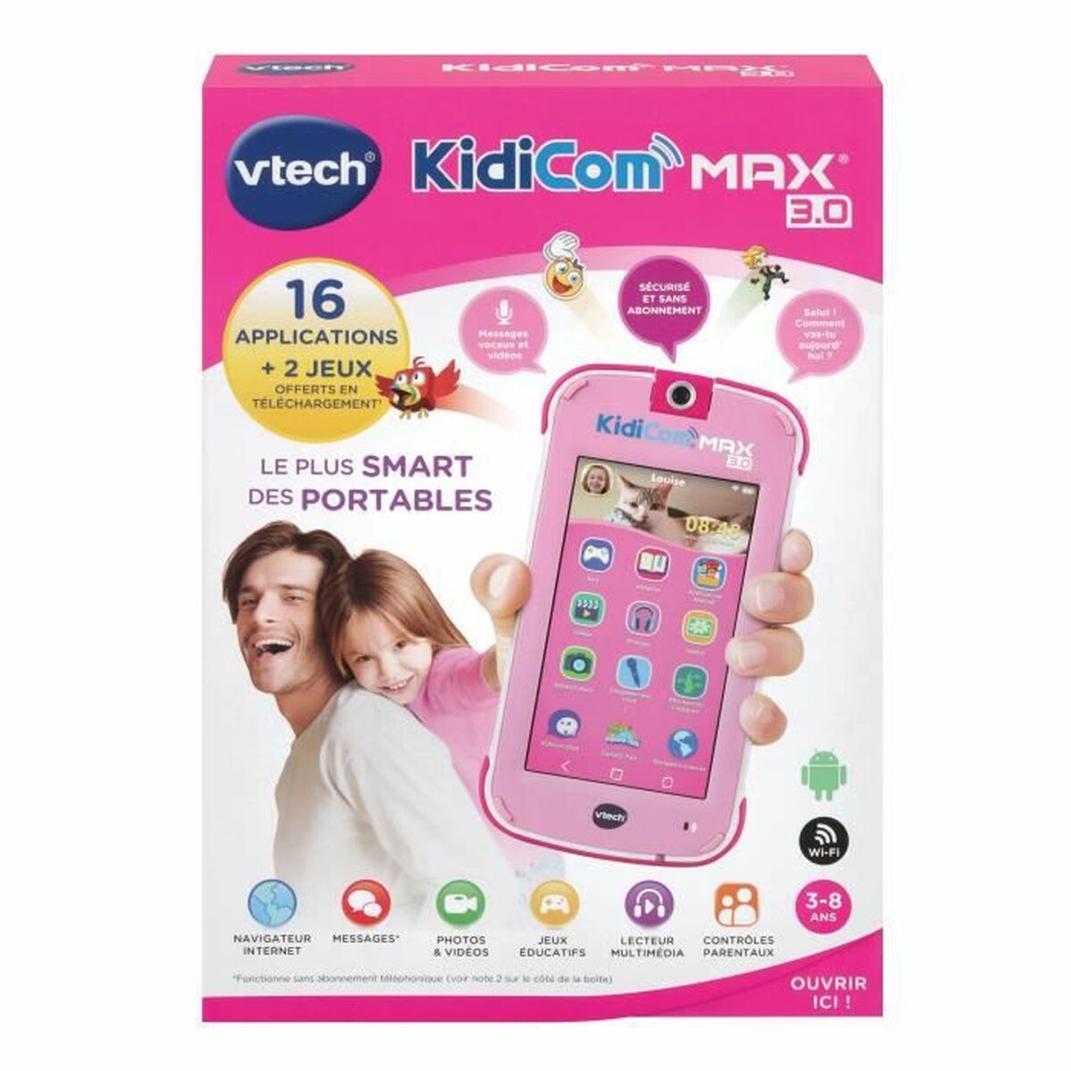 Tablete Interativo Infantil Vtech Kidicom Max 3.0 (FR) - EcoNest