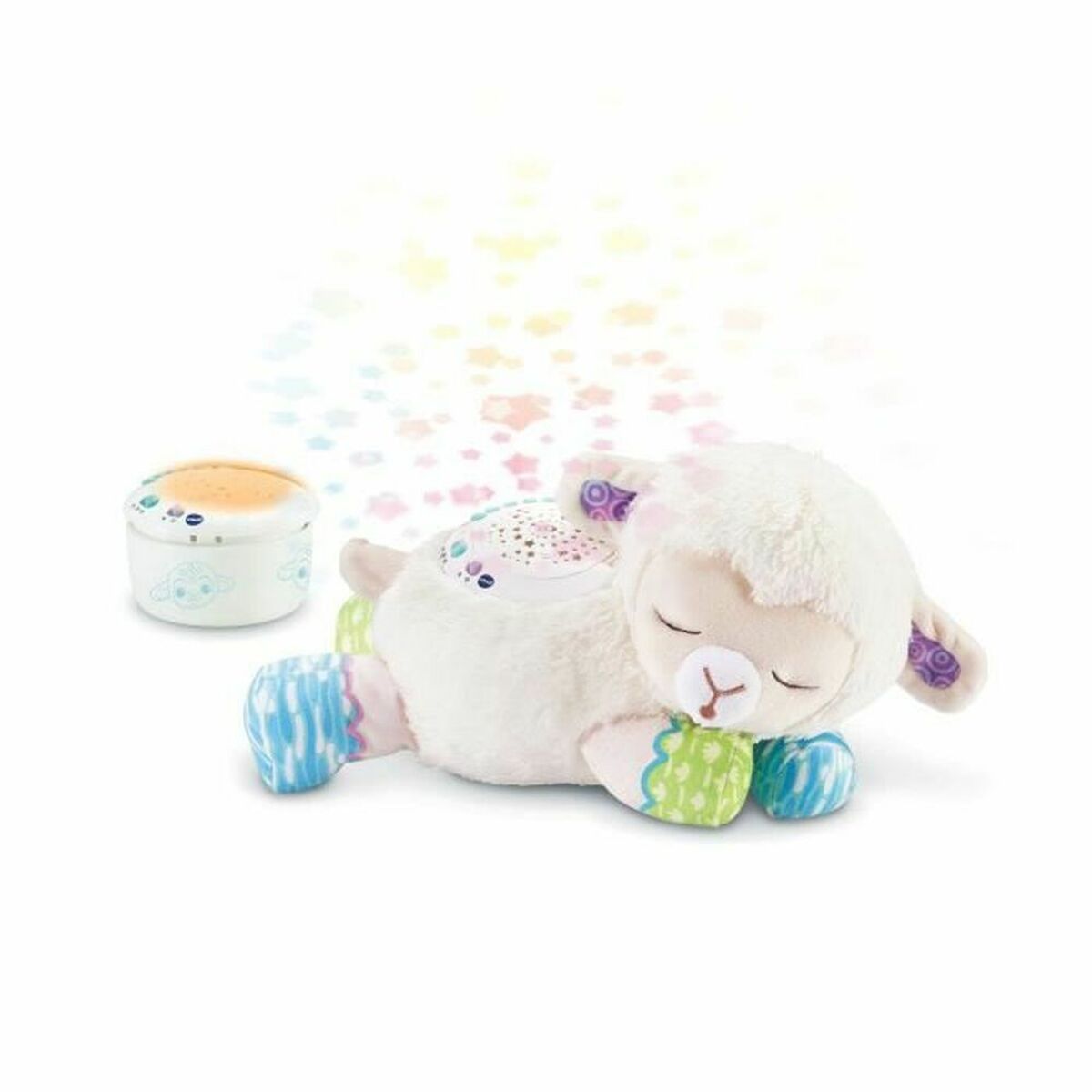 Lâmpada Projetor Vtech Baby Starry Night 3 em 1 Branco - EcoNest