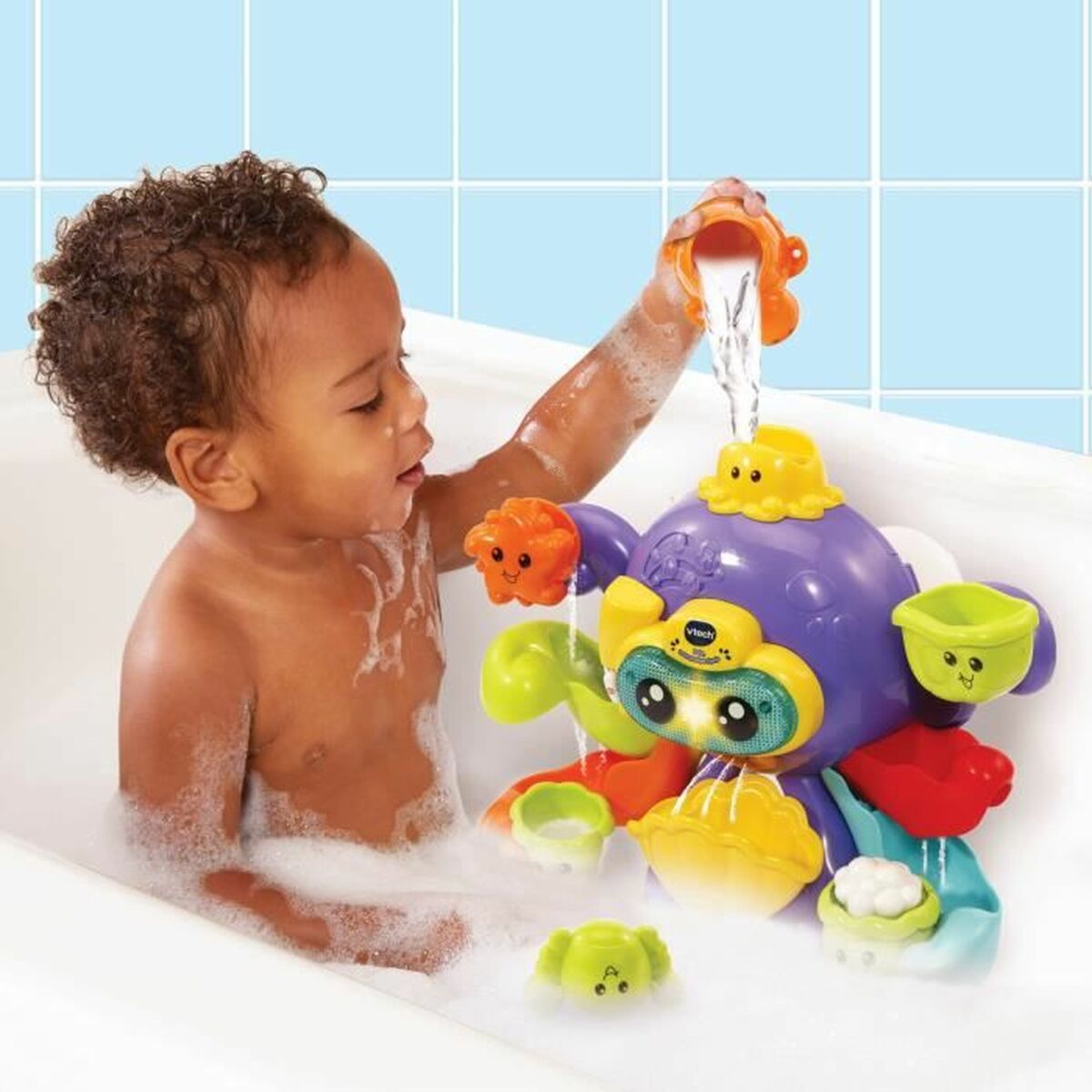 Brinquedo para o Banho Vtech Baby Polo, My Funny Octopus aquático - EcoNest