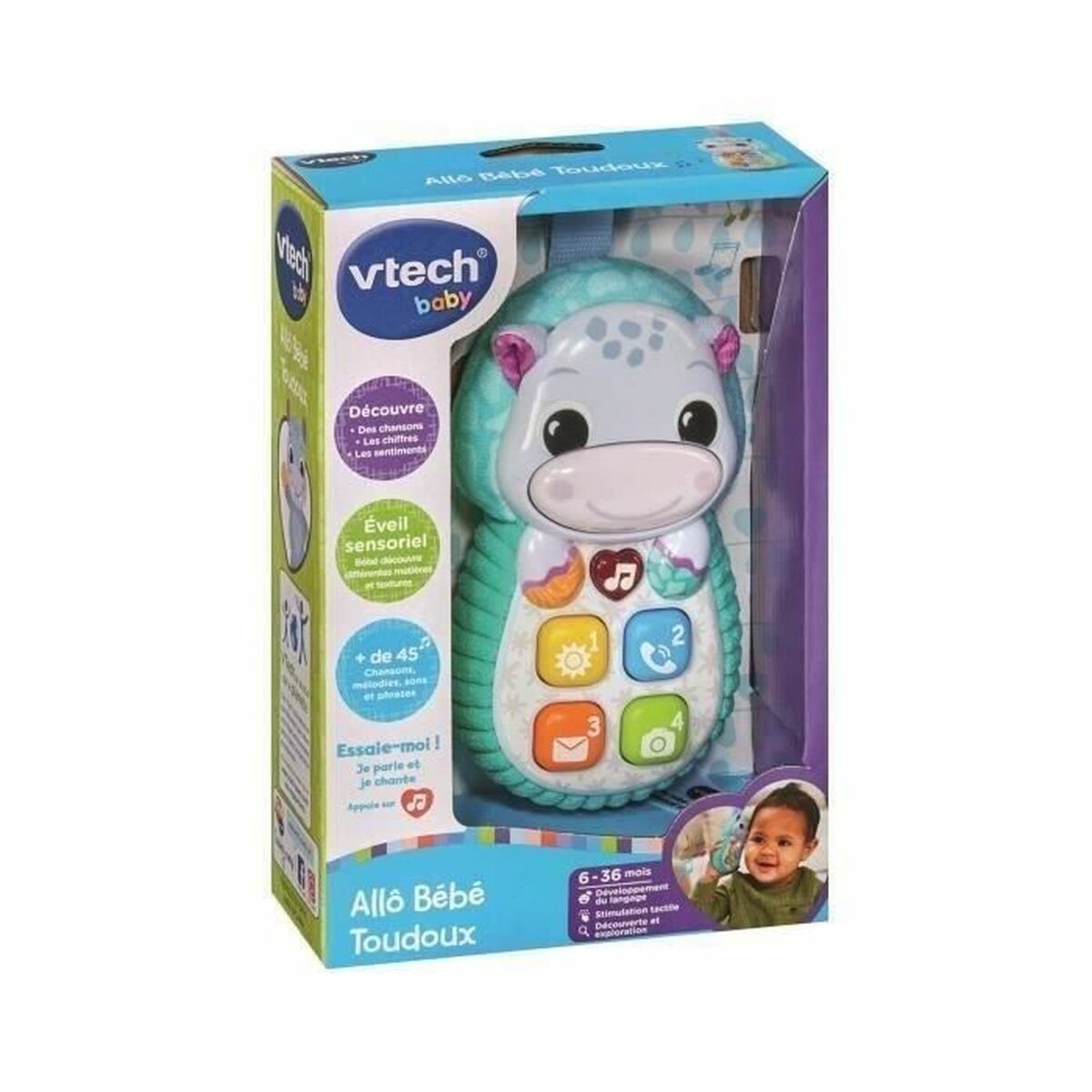 Brinquedo educativo Vtech Baby Allô Bébé Todoux (FR) - EcoNest