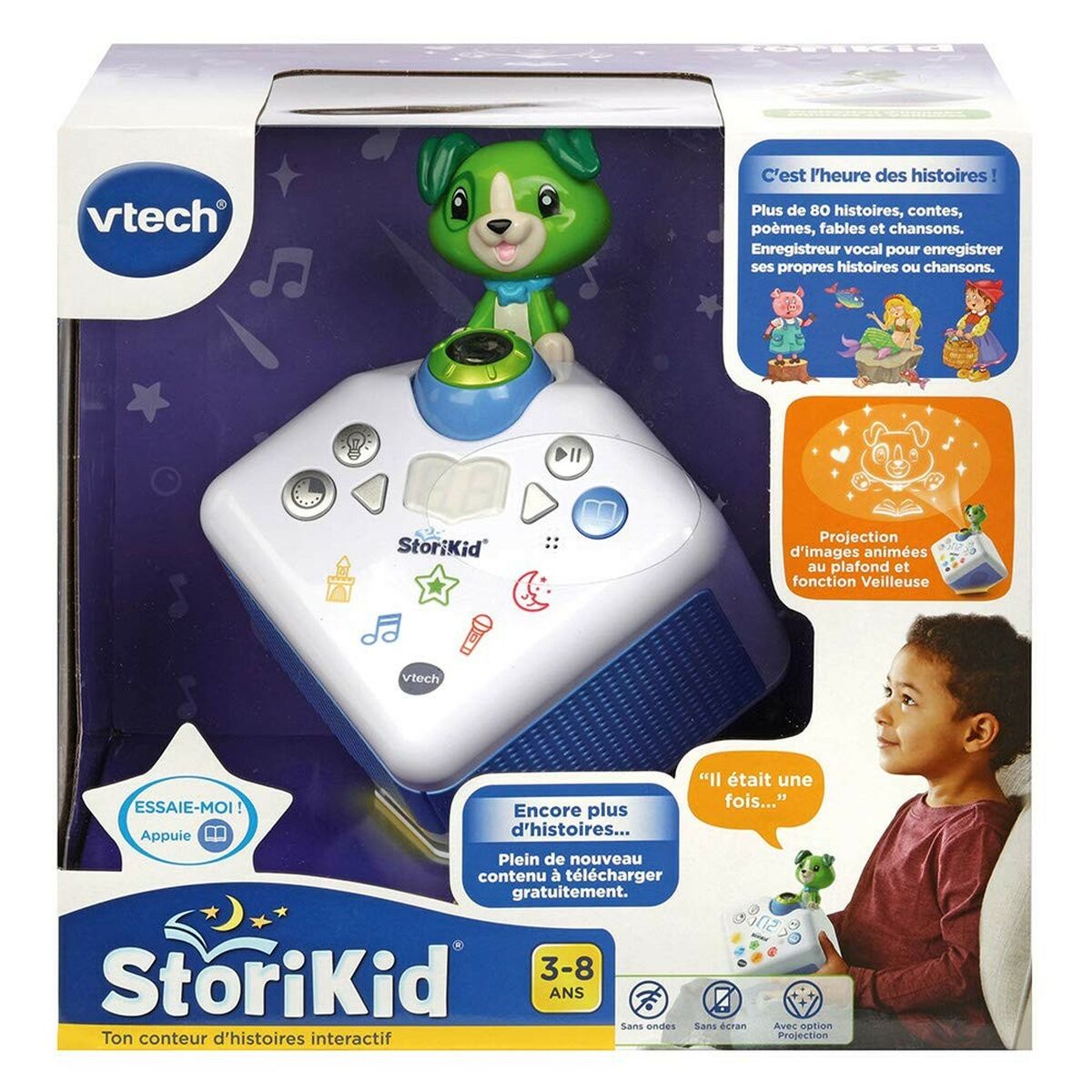 Relógio-Despertador StoriKid Vtech Storikid (FR) Projector - EcoNest