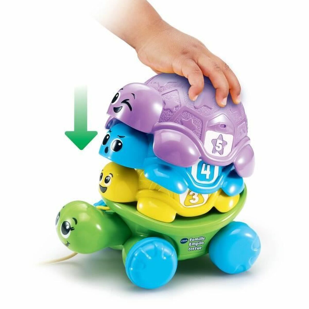 Brinquedo educativo Vtech Baby Famille Empilo Tortue (FR) - EcoNest