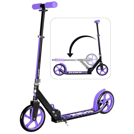 Trotinete SKIDS CONTROL Roxo Dobrável Pé de cabra - EcoNest