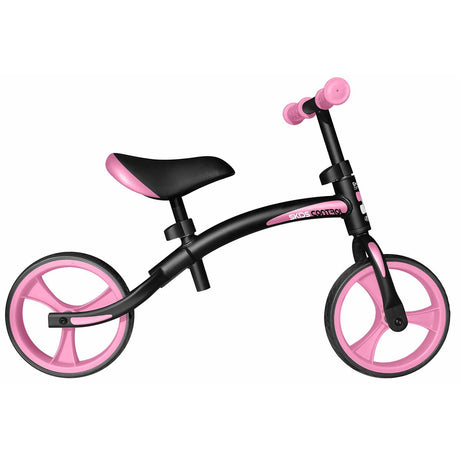 Bicicleta Infantil SKIDS CONTROL Sem Pedais Preto Cor de Rosa - EcoNest