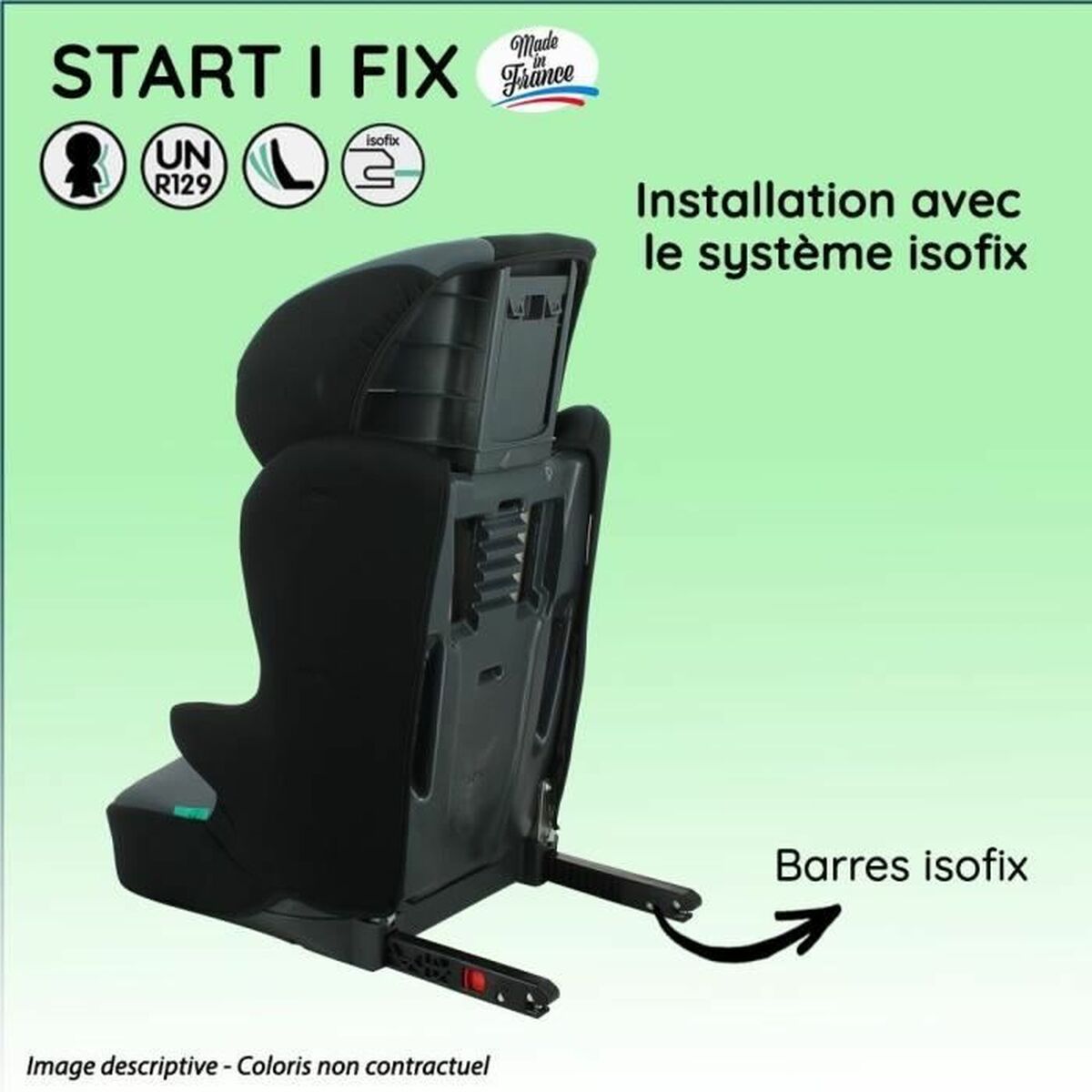 Cadeira para Automóvel Nania START Vermelho ISOFIX - EcoNest