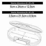 Cofre Portátil com Cabo de Segurança Master Lock 5900EURDWHT Branco ABS 700 ml 6 x 12,9 x 24 cm - EcoNest