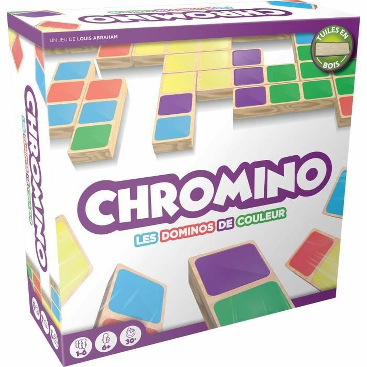 Jogo de Mesa Asmodee Chromino (FR) Multicolor - EcoNest