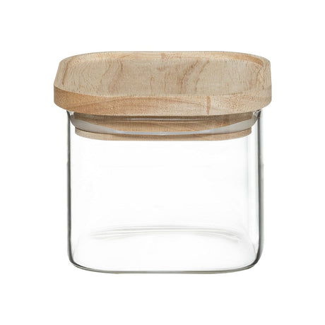 Conjunto de 4 Potes Secret de Gourmet Cozinha Empilhável Vidro - EcoNest