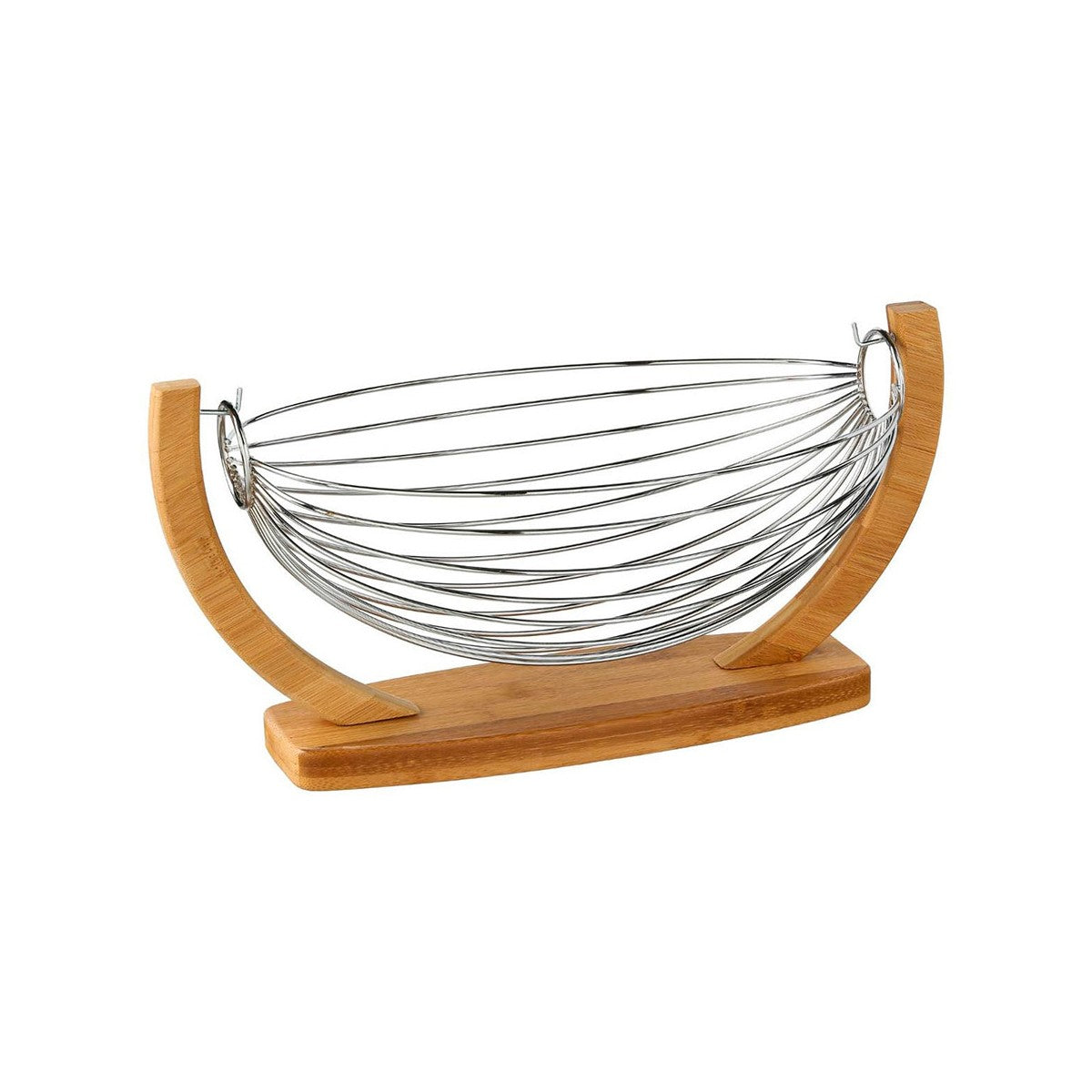 Fruteira 5five Swing Metal cromado inoxidável (36,5 x 21 x 18,5 cm) - EcoNest