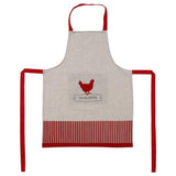 Avental com Bolso Atmosphera Poulette Bege Algodão 60 x 80 cm - EcoNest
